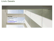 Tablet Screenshot of lluiscasals.com